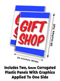 Gift Shop A-Frame Signs, Decals, or Panels