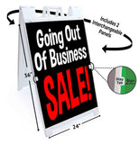 Going Out Of Business Sale A-Frame Signs, Decals, or Panels