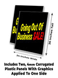 Going Out Of Business Sale A-Frame Signs, Decals, or Panels