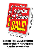 Going Out Of Business Sale A-Frame Signs, Decals, or Panels