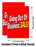 Going Out Of Business Sale A-Frame Signs, Decals, or Panels