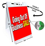 Going Out Of Business Sale A-Frame Signs, Decals, or Panels