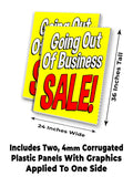 Going Out Of Business Sale A-Frame Signs, Decals, or Panels