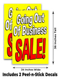 Going Out Of Business Sale A-Frame Signs, Decals, or Panels