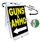 Guns Ammo A-Frame Signs, Decals, or Panels