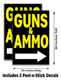 Guns Ammo A-Frame Signs, Decals, or Panels