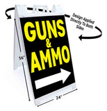 Guns Ammo A-Frame Signs, Decals, or Panels