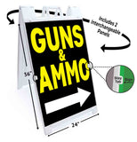 Guns Ammo A-Frame Signs, Decals, or Panels