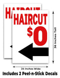 Haircut Special A-Frame Signs, Decals, or Panels
