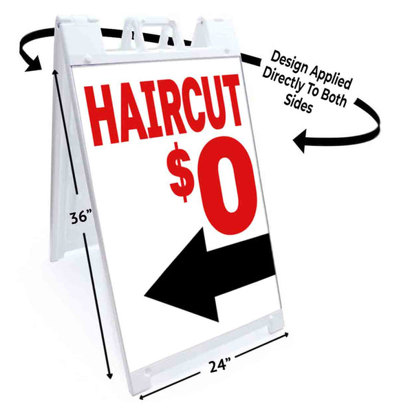 Haircut Special A-Frame Signs, Decals, or Panels
