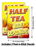 Half Tea Half Lemonade A-Frame Signs, Decals, or Panels