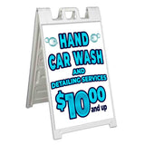Hand Car Wash A-Frame Signs, Decals, or Panels