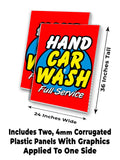 Hand Car Wash Full Service A-Frame Signs, Decals, or Panels