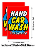 Hand Car Wash Full Service A-Frame Signs, Decals, or Panels