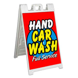 Hand Car Wash Full Service A-Frame Signs, Decals, or Panels