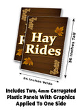 Hay Rides A-Frame Signs, Decals, or Panels