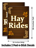 Hay Rides A-Frame Signs, Decals, or Panels