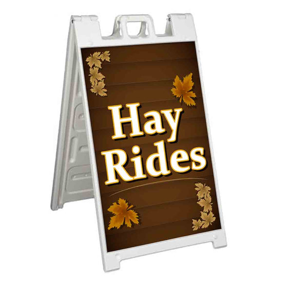 Hay Rides A-Frame Signs, Decals, or Panels