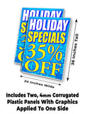 Specials 35% Off A-Frame Signs, Decals, or Panels