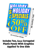 Specials 50% Off A-Frame Signs, Decals, or Panels