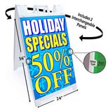 Specials 50% Off A-Frame Signs, Decals, or Panels