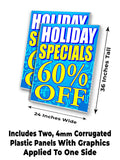 Specials 60% Off A-Frame Signs, Decals, or Panels