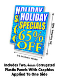 Specials 65% Off A-Frame Signs, Decals, or Panels