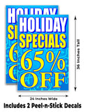 Specials 65% Off A-Frame Signs, Decals, or Panels