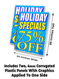 Specials 75% Off A-Frame Signs, Decals, or Panels