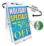 Specials 75% Off A-Frame Signs, Decals, or Panels