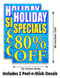 Specials 80% Off A-Frame Signs, Decals, or Panels
