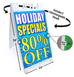 Specials 80% Off A-Frame Signs, Decals, or Panels
