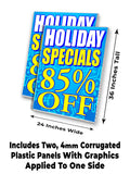 Specials 85% Off A-Frame Signs, Decals, or Panels