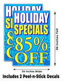 Specials 85% Off A-Frame Signs, Decals, or Panels