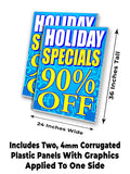 Specials 90% Off A-Frame Signs, Decals, or Panels