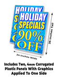 Specials 90% Off A-Frame Signs, Decals, or Panels