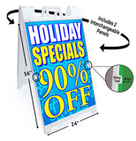 Specials 90% Off A-Frame Signs, Decals, or Panels