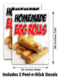 Home Made Egg Rolls A-Frame Signs, Decals, or Panels