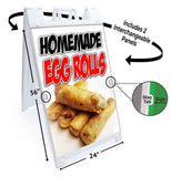 Home Made Egg Rolls A-Frame Signs, Decals, or Panels