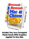 Homemade Mac Cheese A-Frame Signs, Decals, or Panels