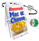 Homemade Mac Cheese A-Frame Signs, Decals, or Panels