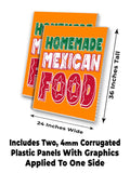 Home Made Mexican Food A-Frame Signs, Decals, or Panels