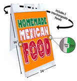 Home Made Mexican Food A-Frame Signs, Decals, or Panels
