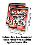 Honey Crisp Apples A-Frame Signs, Decals, or Panels