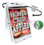 Honey Crisp Apples A-Frame Signs, Decals, or Panels