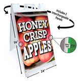 Honey Crisp Apples A-Frame Signs, Decals, or Panels