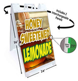 Honey Sweetended Lemonade A-Frame Signs, Decals, or Panels