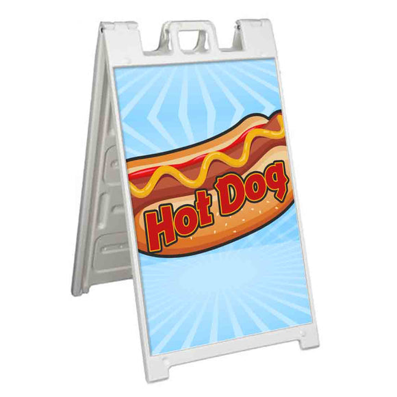 Hot Dog A-Frame Signs, Decals, or Panels