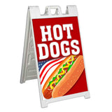 Hot Dogs A-Frame Signs, Decals, or Panels
