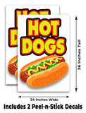 Hot Dogs A-Frame Signs, Decals, or Panels